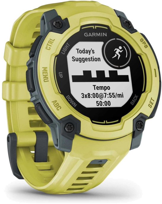 Смарт-часы Garmin Instinct E 45мм 1.4" AMOLED корп.оливковый рем.оливковый разм.брасл.:132-213мм (010-02933-01)