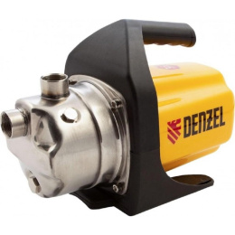Denzel Садовый поверхностный насос GP 1000 Х, 1000 Вт, 3500 л/ч, подъем 44 м, нержавейка [97202]