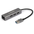 Концентратор usb 3.0 Gembird 4 порта, кабель 17см, белый, UHB-C464