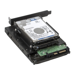 Салазки (переходник) ExeGate HD-22O13TBM для установки 2xHDD/SSD 2.5" или 1xHDD 3.5" на заднюю панель корпуса металлические EX292548RUS