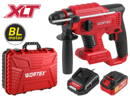 Аккум. перфоратор WORTEX CRH 1820-2 в чем. ALL1 XLT SET БЕСЩЕТ., 18 В, 2.2 Дж, 20 мм, 1х4 А*ч 0329283