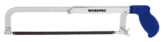 Ножовка WorkPro WP215020 (регулируется до 8 дюймов (200мм), 10 дюймов (250мм), 12 дюймов (30мм), эргономичный дизайн рукоятки, быстросъемный механизм смены лезвия)