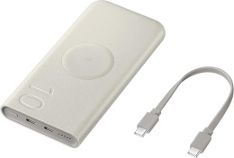 Мобильный аккумулятор Samsung EB-U2510 10000mAh 25W 3A 2xUSB-C беспров.зар. бежевый EB-U2510XUEGRU