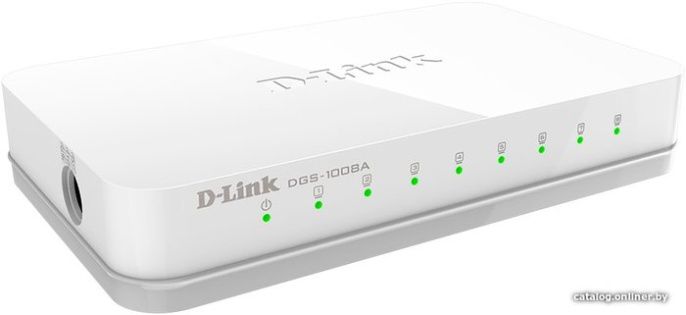 Коммутатор D-Link DGS-1008A/F1A 8x1Гбит/с неуправляемый