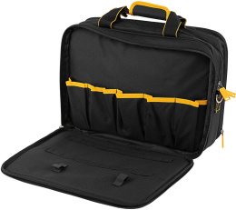 Сумка для инструментов Denzel 90295 10л 3отд. 28карм. черный/желтый