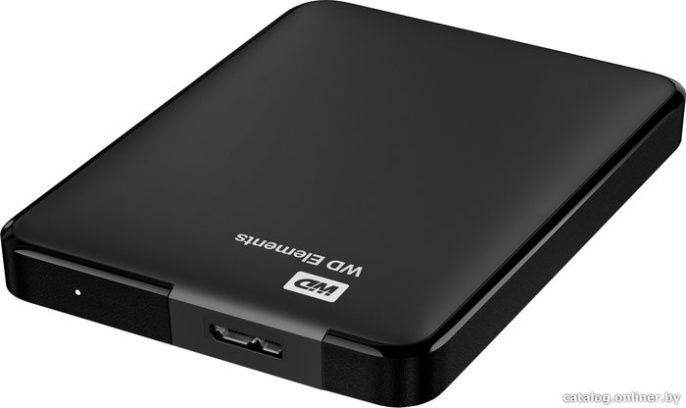 Жесткий диск WD USB3.0 1TB WDBUZG0010BBK-WESN Elements Portable 2.5" черный