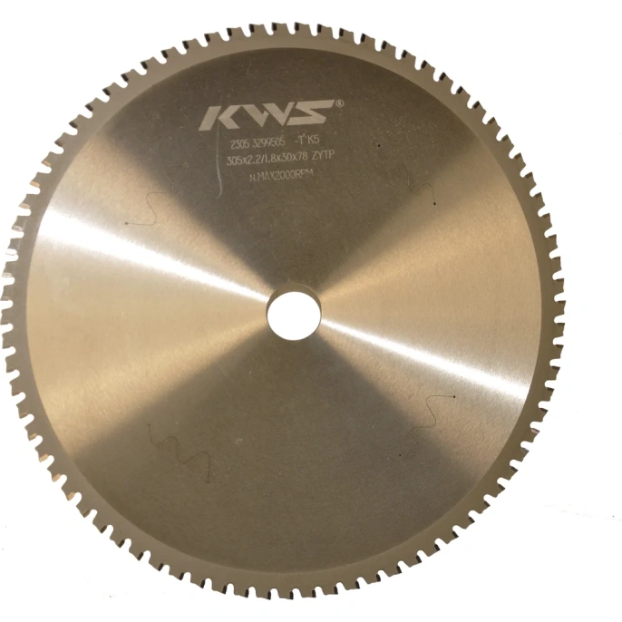 Диск пильный KWS для обработки стали 305*30*2.2/1.8*78T ZYTP К5 Chip Limiter CFKH00017