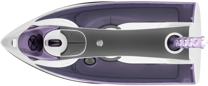 Утюг Vitek VT-8356, с паровым ударом, 2600Вт, с автоотключением, белый и серый