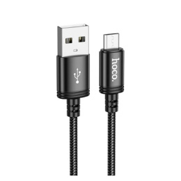 HOCO X89/ USB кабель Micro/ 1m/ 2,4A/ Black (HC-84346)