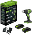 Дрель-шуруповерт Greenworks DD345 аккум. патрон:быстрозажимной 3708307