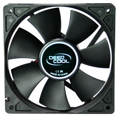 Вентилятор для корпуса DEEPCOOL Xfan120 120x120x25мм 64шт./кор, пит. от мат.платы и БП, черный, 1300об/мин Retail blister DP-FDC-XF120