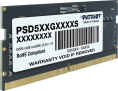 Оперативная память Patriot PSD516G520081S DDR5 SODIMM 16GB PC5-41600 CL42