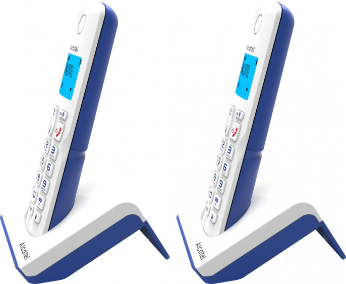 Радиотелефон Alcatel S230 Duo ru white, белый [atl1424119]