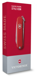 Нож перочинный Victorinox Classic SD Style Icon (0.6223.G) 58мм 7функц. подар.коробка