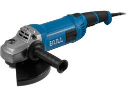 Двуручная углошлифмашина BULL WS 2303 в кор. 2200 Вт, 230 мм, 6600 об/мин, пылезащ., 4м кабель 1333621