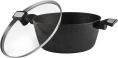 Кастрюля Polaris Monolit 24C 4л. d 24см с крышкой черный 015249