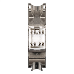 Модуль-вставка Keystone Jack RJ-45 ExeGate KJ-8P8C-SH-C6A-180-TL (Кат.6A, экранированная, 180 градусов, IDC Toolless (без инструмента)) EX297267RUS