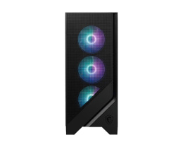Корпус ПК без блока питания Case MSI MAG FORGE 320R AIRFLOW, Midi-Tower, TG, 4x120mm ARGB, 2xUSB 3.2, ATX, mATX, mITX Black 306-7G23R27-HH9