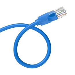 Патч-корд Vention прямой UTP cat.6, RJ45 - 3м. Синий IBELI