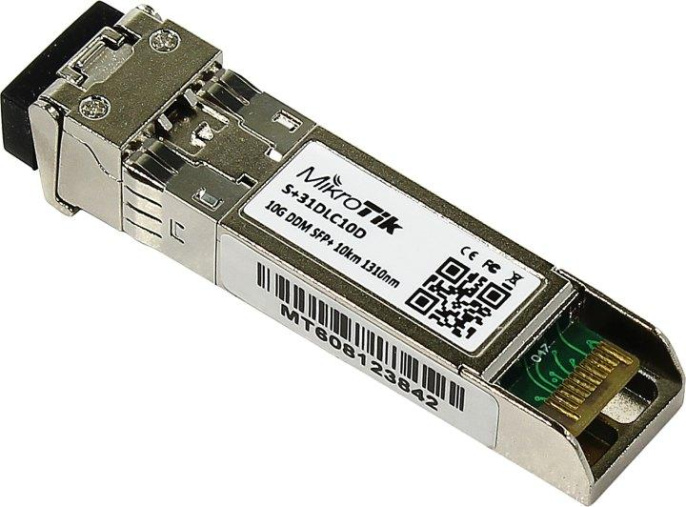Трансивер MikroTik SFP+ module 10G SM 10km 1310nm Dual LC-connector repl. XS+31LC10D (S+31DLC10D)