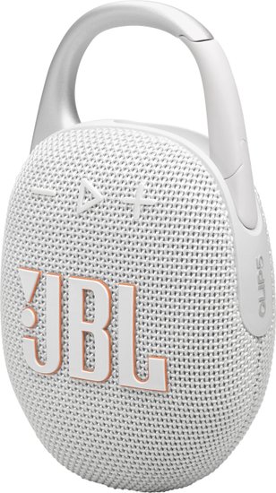 Колонка портативная JBL Clip 5, 7Вт, белый