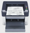 Принтер Kyocera FS-1060DN, Принтер, ч/б лазерный, А4, 25 стр/мин, 1800x600 dpi, 32 Мб, USB 2.0, Network, лоток 250 л., Duplex, старт.тонер 1000 стр. 1102M33NX2