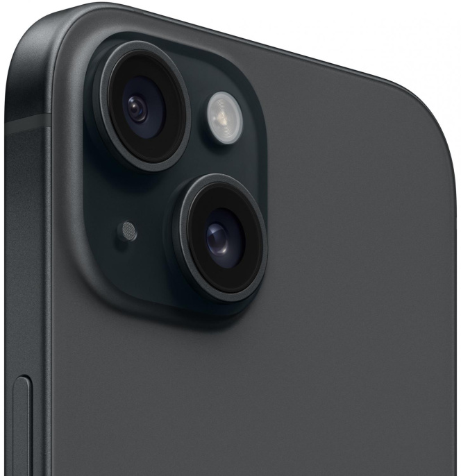 6.1" Смартфон Apple iPhone 15 128Gb, A3090, NFC, OLED, 60Гц, черный