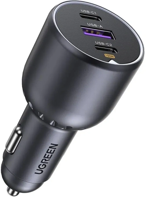 Автомобильное зарядное устройство UGREEN EC705 35025 2*USB-C PD+USB-A 130W Fast Car Charger - Gray 35025_