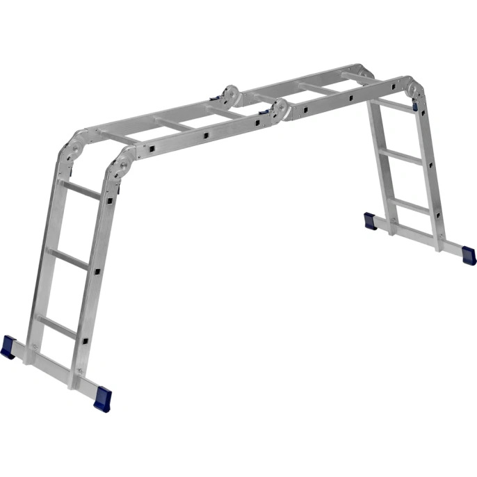 Шарнирная алюминиевая лестница СИБРТЕХ 4х3 97881