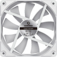 Вентилятор 120mm GameMax GMX-WFWT 3пин, 120x120x25mm, 23дБ, 1100об/мин White