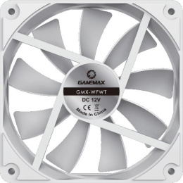 Вентилятор 120mm GameMax GMX-WFWT 3пин, 120x120x25mm, 23дБ, 1100об/мин White