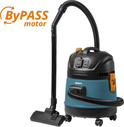 Строительный пылесос Bort BSS BSS-1220-M 1200Вт (уборка: сухая/сбор воды/выдув) синий