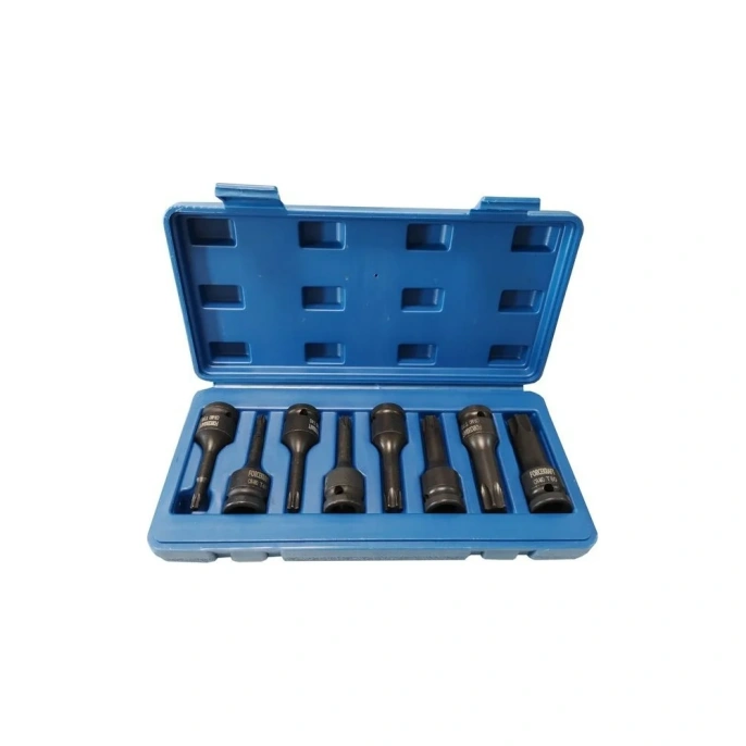 Набор головок-бит FORCEKRAFT TORX ударных, 8пр FK-4088MPB(27088)