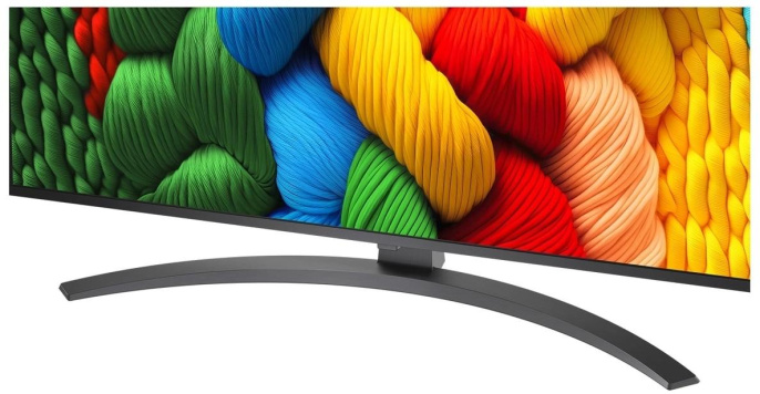 43" Телевизор LG 43NANO81A6A.ARUG NanoCell, 4K Ultra HD, черный, СМАРТ ТВ, WebOS