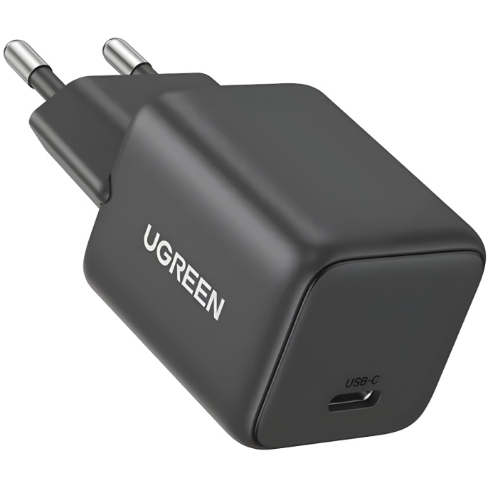 Сетевое зарядное устройство UGREEN X512 55528 Mini 20W USB-C GaN Fast Charger EU. Цвет: серый