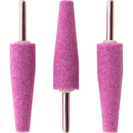 Шарошка абразивная 3 шт; 19x60x6 мм; F46; конус удлиненный MATRIX 76001