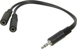 Адаптер аудио NingBo 2xJack 3.5 f - Jack 3.5 m , 0.2м [jaac170]