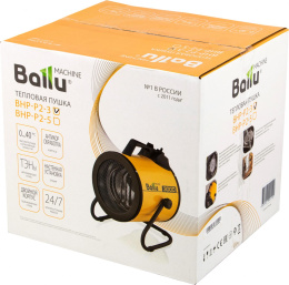 Тепловая пушка электрическая Ballu Prorab 2 BHP-P2-3 желтый/черный