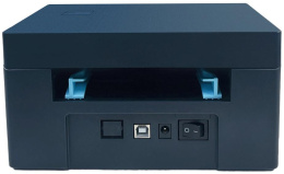 Принтер этикеток Cactus CS-TP-D420U+держатель,  черный