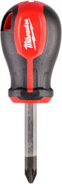 Отвертка Milwaukee PZ2x45 (4932471792) (магнитная, трехгранная рукоятка, закаленные наконечники, отверстие для быстрого присоединения к системе страховки)