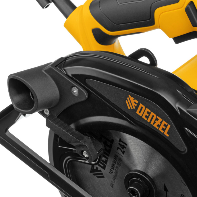 Циркулярная пила дисковая Denzel CSH-185 1400Вт ручная D диска.:185мм 27304