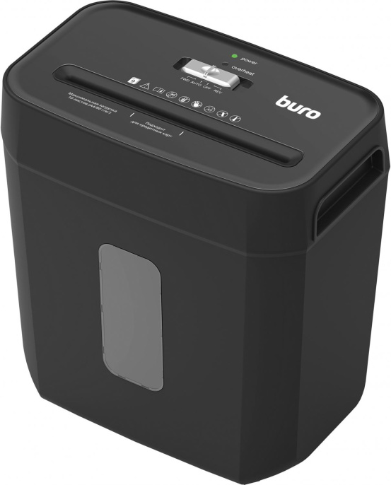 Уничтожитель бумаг Buro Office BU-S800, P-4, 4х38 мм, 10 лист. одновременно, 21л