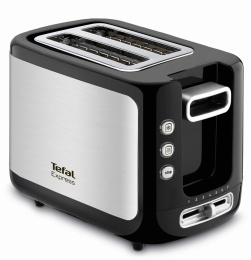 Тостер Tefal Express Metal TT365031 850Вт серебристый/черный