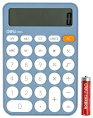 Калькулятор Deli EM124BLUE, 12-разрядный, синий