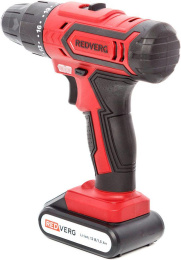 Шуруповерт RedVerg RD-SD12L/2Y аккум. патрон:быстрозажимной кейс в комплекте