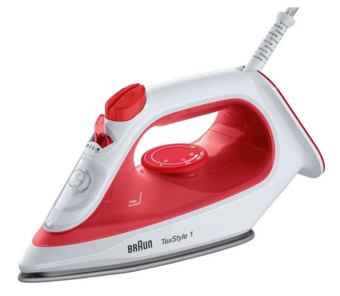 Утюг Braun SI1019RD 1900Вт красный/белый