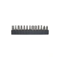 Набор бит шлицевых SL, крестовых PH, шестигранных HEX и TORX 1/4"DR, 13 предметов 10106013-3 AIST 00-00026326