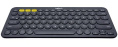 Клавиатура беспроводная Logitech K380 (DARK GREY, Multi-Device, Bluetooth Classic (3.0), 2 батарейки типа ААА)