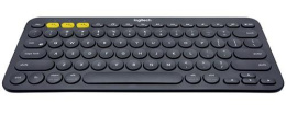 Клавиатура беспроводная Logitech K380 (DARK GREY, Multi-Device, Bluetooth Classic (3.0), 2 батарейки типа ААА)