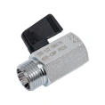 Шаровой кран RuB NAPOLI (S.35), 1/2" mini, DN10 PN30, ВР-НР, флажок S35DM0